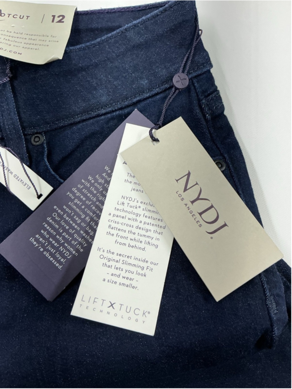 NYDJ boot cut jeans size 12 x 32 long - Picture 5 of 6